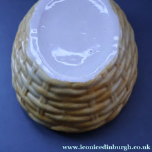 Load image into Gallery viewer, Late 19th Century Antique Victorian WHITE Staffordshire Hen on Yellow Nest - British Ceramics
