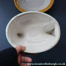 Load image into Gallery viewer, Late 19th Century Antique Victorian WHITE Staffordshire Hen on Yellow Nest
