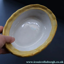 Load image into Gallery viewer, Late 19th Century Antique Victorian WHITE Staffordshire Hen on Yellow Nest 
