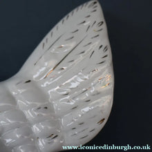 Load image into Gallery viewer, Late 19th Century Antique Victorian WHITE Staffordshire Hen on Yellow Nest 
