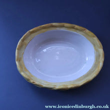 Load image into Gallery viewer, Late 19th Century Antique Victorian WHITE Staffordshire Hen on Yellow Nest - British Ceramics
