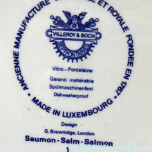 Load image into Gallery viewer, VILLEROY &amp; BOCH.  Fish Plate from the Atlantic Range. No 1: The Salmon
