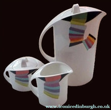 Load image into Gallery viewer, Villeroy &amp; Boch Porcelain Coffee Pot, Milk Jug and Sugar Bowl Set. Beautiful 1980s BALENO Pattern
