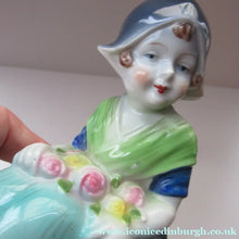 Load image into Gallery viewer, Vintage 1930s / 1940s Ceramic DUTCH Boy and Girl Pair of Bookends 
