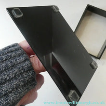 Load image into Gallery viewer, Vintage 1930s Art Deco Early Plastic / Phenolic Black and White Lidded Trinket or Jewellery Box
