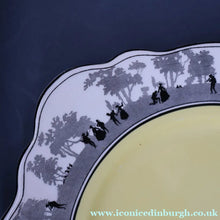Load image into Gallery viewer, Vintage 1930s ART DECO Foley China SILHOUETTE Pattern Fancy Dessert or Cake Plates
