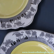 Load image into Gallery viewer, Vintage 1930s ART DECO Foley China SILHOUETTE Pattern Fancy Dessert or Cake Plates
