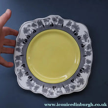 Load image into Gallery viewer, Vintage 1930s ART DECO Foley China SILHOUETTE Pattern Fancy Dessert or Cake Plates
