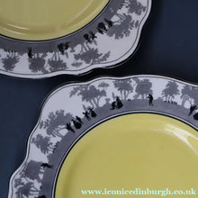Load image into Gallery viewer, Vintage 1930s ART DECO Foley China SILHOUETTE Pattern Fancy Dessert or Cake Plates
