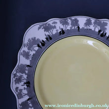 Load image into Gallery viewer, Vintage 1930s ART DECO Foley China SILHOUETTE Pattern Fancy Dessert or Cake Plates
