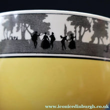 Load image into Gallery viewer, Vintage 1930s ART DECO Foley China SILHOUETTE Pattern Open Sugar Bowl

