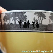 Load image into Gallery viewer, Vintage 1930s ART DECO Foley China SILHOUETTE Pattern Open Sugar Bowl
