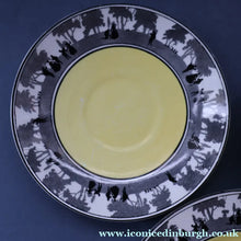 Load image into Gallery viewer, Vintage 1930s ART DECO Foley China SILHOUETTE Pattern Trio (Cup, Saucer and Side Plate)
