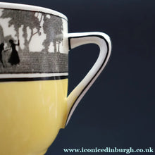 Load image into Gallery viewer, Vintage 1930s ART DECO Foley China SILHOUETTE Pattern Trio (Cup, Saucer and Side Plate)
