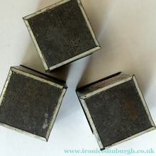 Load image into Gallery viewer, Vintage 1930s MINIATURE or SAMPLE Tin for Huntley and Palmer Biscuits. Blue Colour
