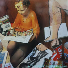 Load image into Gallery viewer, Vintage 1930s Plaster Figurine of a Kneeling Boy with Display Tray. Interesting Shop Window Display Item:  PICK UP ONLY
