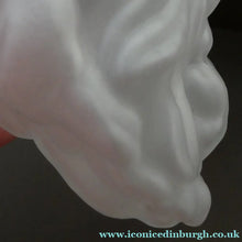 Load image into Gallery viewer, 1930s Satin Glass ART DECO Light Shade in the Form of a Flaming Torch. Height 7 1/2 inches
