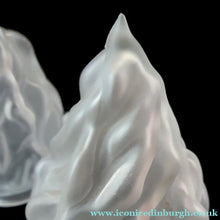 Load image into Gallery viewer, 1920s 1930s Art Deco Flame or Torch Shape Satin Glass Light Shade

