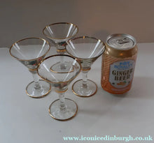 Load image into Gallery viewer, Vintage 1930s Glass Cockerel / Rooster Miniature Liqueur Glasses
