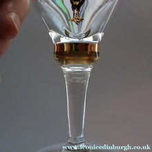 Load image into Gallery viewer, Vintage 1930s Glass Cockerel / Rooster Miniature Liqueur Glasses
