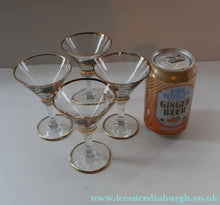 Load image into Gallery viewer, Vintage 1930s Glass Cockerel / Rooster Miniature Liqueur Glasses
