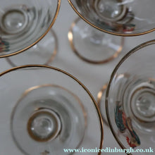 Load image into Gallery viewer, Vintage 1930s Glass Cockerel / Rooster Miniature Liqueur Glasses

