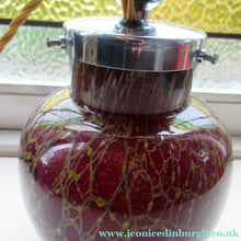 Load image into Gallery viewer, 1930s WMF Ikora Glass Lamp with Chrome Fittings Interior Light
