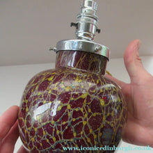 Load image into Gallery viewer, 1930s WMF Ikora Glass Lamp with Chrome Fittings Interior Light
