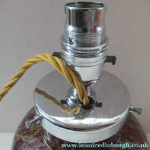 Load image into Gallery viewer, 1930s WMF Ikora Glass Lamp with Chrome Fittings Interior Light

