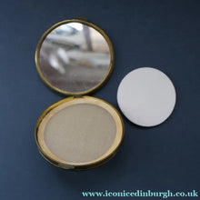 Load image into Gallery viewer, Vintage 1940s / 1950s Powder Compact. Sacre Coeur, Paris Image on Lid, Celluloid Back and Clean Interior
