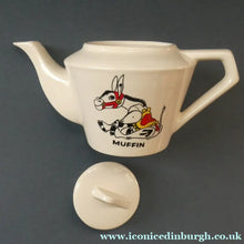 Load image into Gallery viewer, Vintage 1940s / Early 1950s MUFFIN THE MULE Chad Valley Nursery Miniature Teaset

