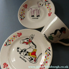 Load image into Gallery viewer, Vintage 1940s / Early 1950s MUFFIN THE MULE Chad Valley Nursery Miniature Teaset
