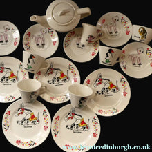 Load image into Gallery viewer, Vintage 1940s / Early 1950s MUFFIN THE MULE Chad Valley Nursery Miniature Teaset
