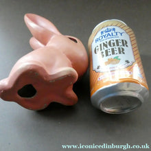Load image into Gallery viewer, Vintage 1940s SYLVAC STYLE Bubblegum Pink Snub Nose Bunny Rabbit. 5 inches - British Ceramics
