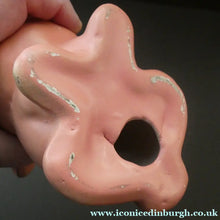 Load image into Gallery viewer, Vintage 1940s SYLVAC STYLE Bubblegum Pink Snub Nose Bunny Rabbit. 5 inches - British Ceramics
