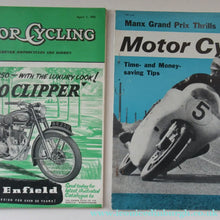 Load image into Gallery viewer, 1950s 1960s Vintage Motor Cycling Motor Cycle Magazine Job Lot
