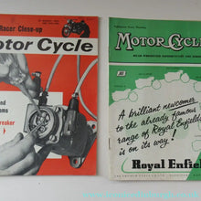 Load image into Gallery viewer, 1950s 1960s Vintage Motor Cycling Motor Cycle Magazine Job Lot
