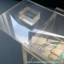 Load image into Gallery viewer, Vintage Mid Century Clear Lucite Perspex Large Trinket Box
