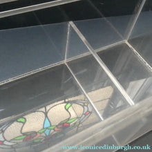 Load image into Gallery viewer, Vintage Mid Century Clear Lucite Perspex Large Trinket Box
