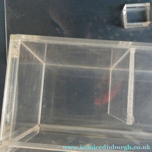 Load image into Gallery viewer, Vintage Mid Century Clear Lucite Perspex Large Trinket Box

