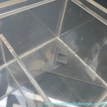 Load image into Gallery viewer, Vintage Mid Century Clear Lucite Perspex Large Trinket Box
