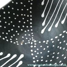 Load image into Gallery viewer, Vintage 1950s Black and White Norwegian LARHOLM Pottery Bowl
