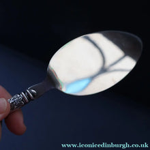 Load image into Gallery viewer, Vintage 1950s DANISH Cake Slice with Silver Handle. Marked Cohr &amp; Dated 1956
