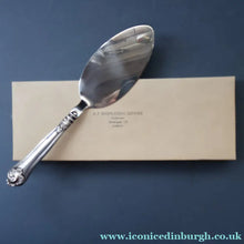 Load image into Gallery viewer, Vintage 1950s DANISH Cake Slice with Silver Handle. Marked Cohr &amp; Dated 1956
