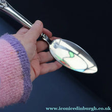 Load image into Gallery viewer, Vintage 1950s DANISH Cake Slice with Silver Handle. Marked Cohr &amp; Dated 1956
