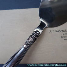 Load image into Gallery viewer, Vintage 1950s DANISH Cake Slice with Silver Handle. Marked Cohr &amp; Dated 1956
