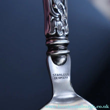 Load image into Gallery viewer, Vintage 1950s DANISH Cake Slice with Silver Handle. Marked Cohr &amp; Dated 1956

