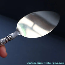 Load image into Gallery viewer, Vintage 1950s DANISH Cake Slice with Silver Handle. Marked Cohr &amp; Dated 1956
