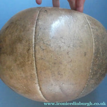 Load image into Gallery viewer, Vintage Mid Century Leather 5 kg Medicine Ball
