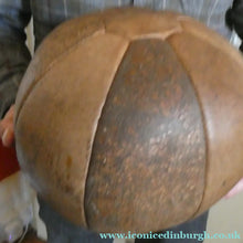 Load image into Gallery viewer, Vintage Mid Century Leather 5 kg Medicine Ball
